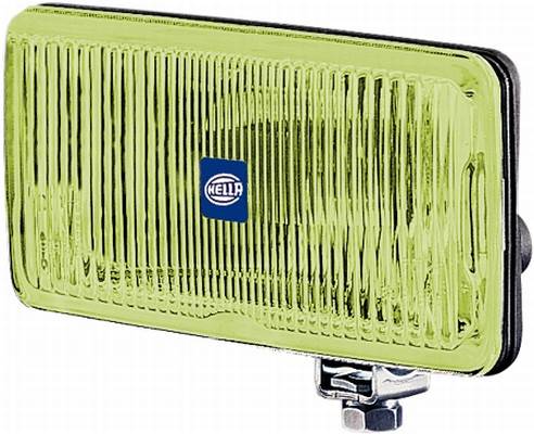 HELLA 1FB 005 860-261 Halogen-Fernscheinwerfer - Comet 450 - 12V - Anbau - Lichtscheibenfarbe: gelb