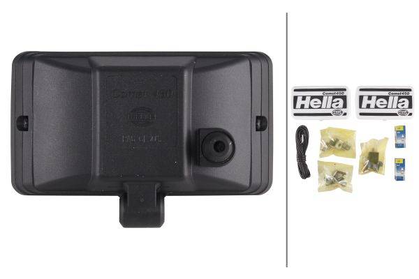 HELLA 1FB 005 860-631 Halogen-Fernscheinwerfersatz - Comet 450 - 12V - Referenzzahl: 17.5 - Anbau -