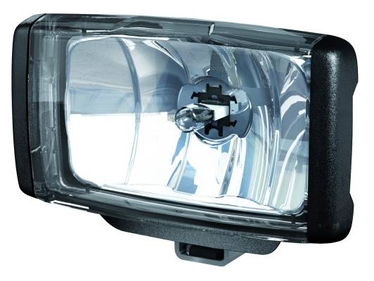 HELLA 1FB 010 951-011 FF/Halogen-Fernscheinwerfer - Comet FF 450 - 12V - rechteckig - Anbau - glaskl