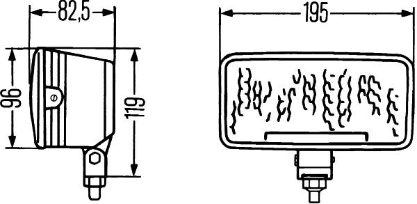HELLA 1FD 005 700-431 Halogen-Fernscheinwerfer - Comet 550 - 12V - Anbau - gelbe Streuscheibe - Lich