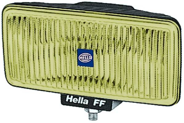 HELLA 1FD 005 700-431 Halogen-Fernscheinwerfer - Comet 550 - 12V - Anbau - gelbe Streuscheibe - Lich