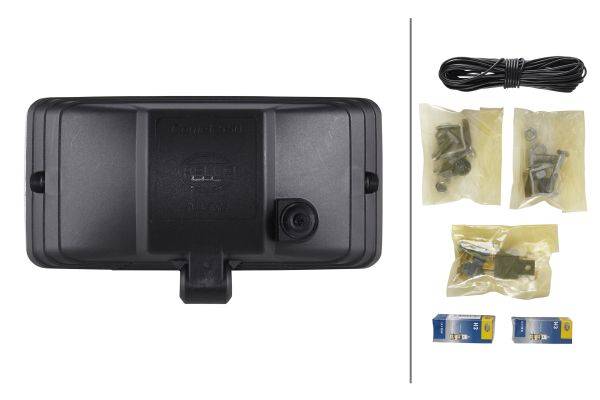 HELLA 1FD 005 700-651 Halogen-Fernscheinwerfersatz - Comet 550 - 12V - Referenzzahl: 17.5 - Anbau -