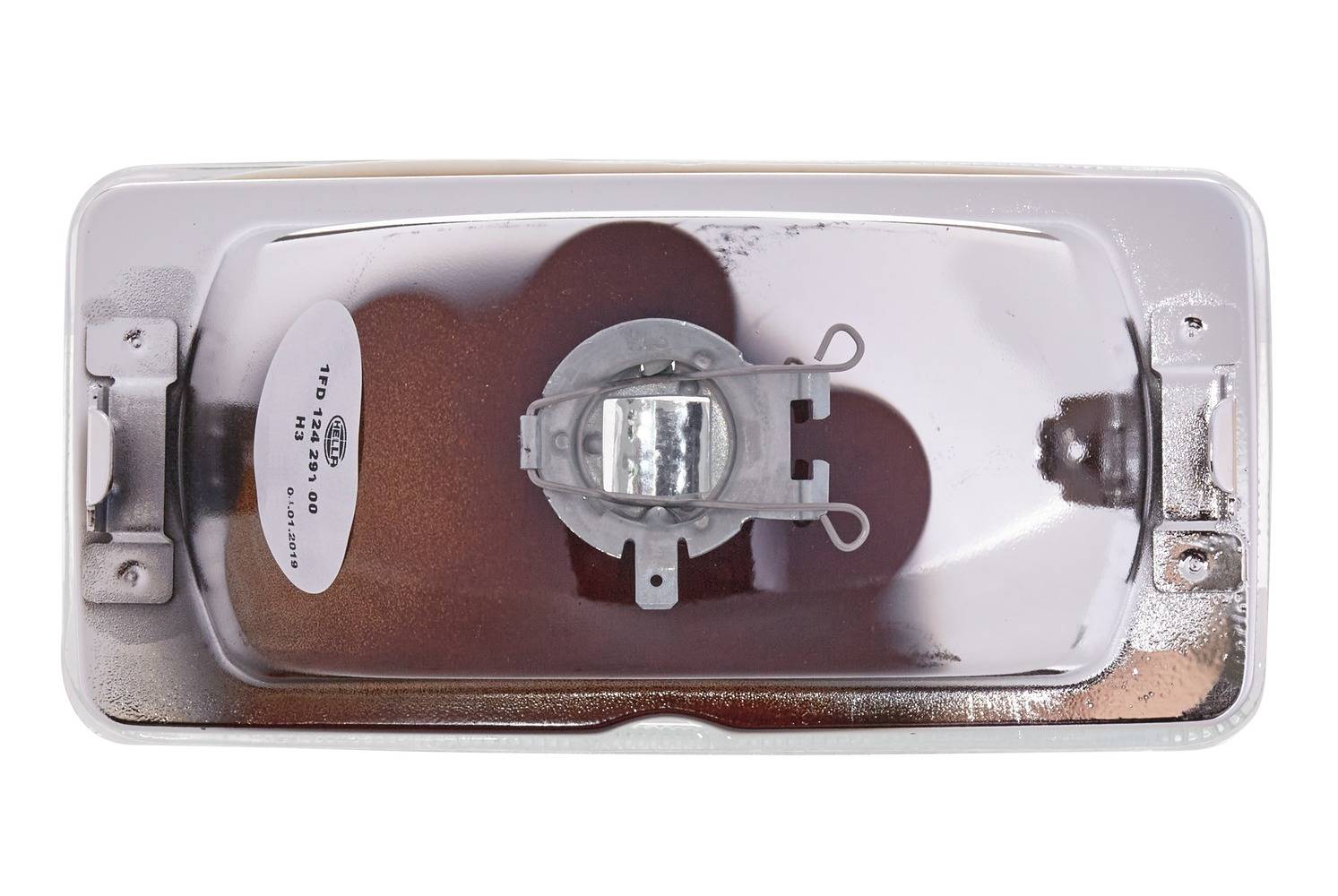 HELLA 1FD 124 291-001 Halogen-Scheinwerfereinsatz, Fernscheinwerfer - 12V - Anbau/Einbau - links/rec