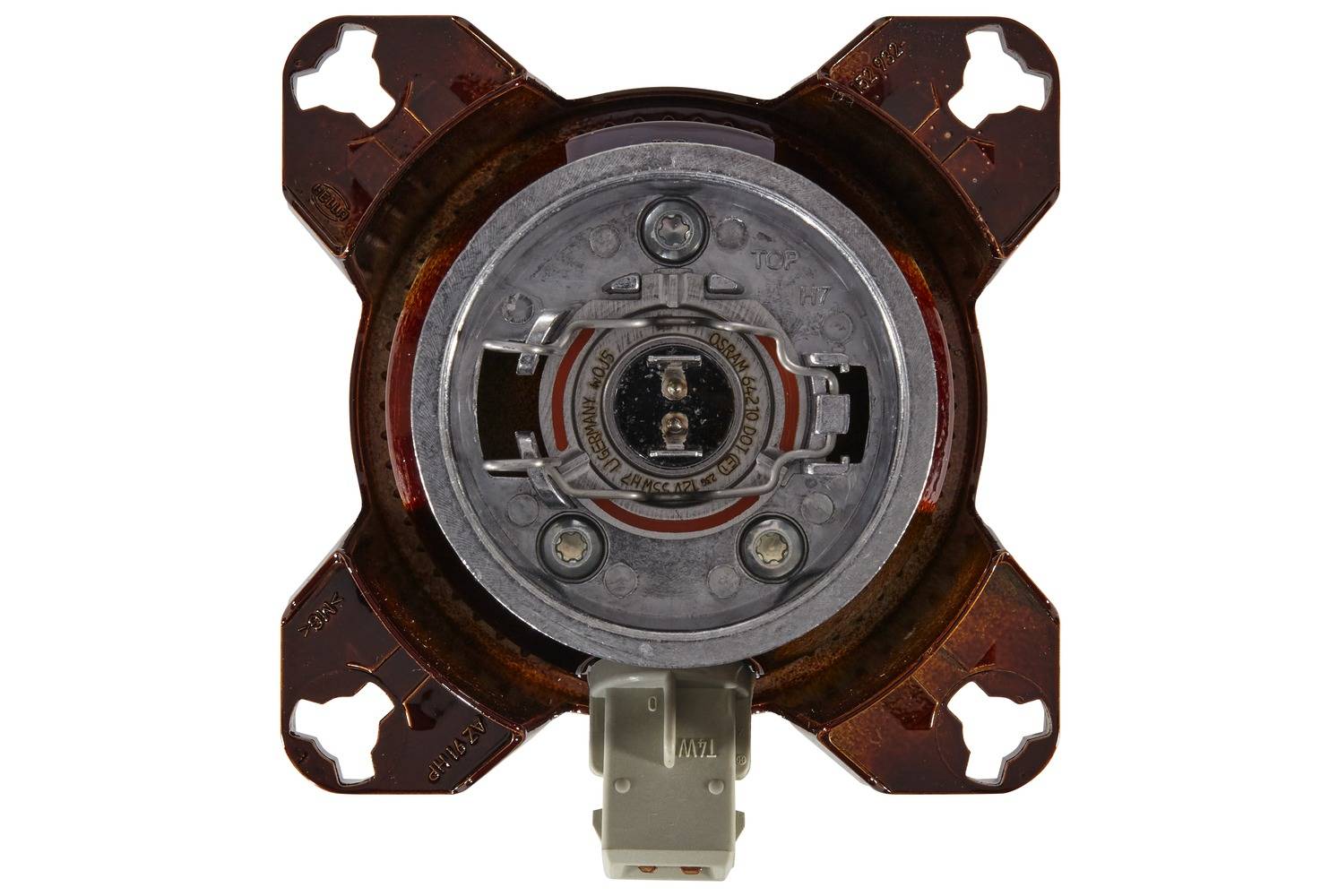 HELLA 1K0 008 191-001 FF/Halogen-Scheinwerfereinsatz, Fernscheinwerfer - 90mm Essential - 12V - rund