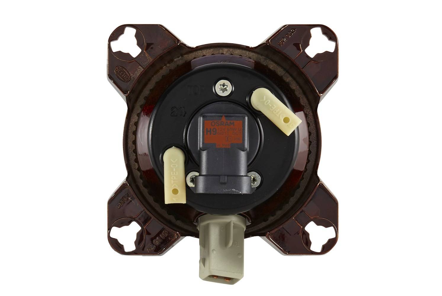 HELLA 1K0 008 191-131 FF/Halogen-Scheinwerfereinsatz, Fernscheinwerfer - 90mm Essential - 12V - rund