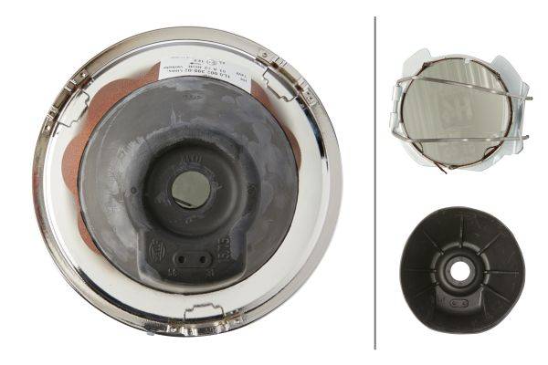 HELLA 1L6 002 395-021 Halogen-Scheinwerfereinsatz, Hauptscheinwerfer - 12V - Referenzzahl: 12.5 - An