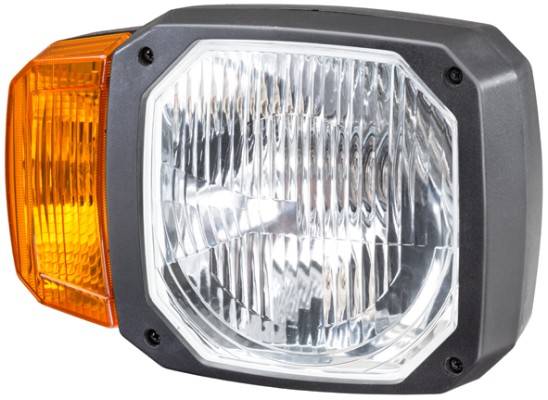 HELLA 1LA 328 450-041 Hauptscheinwerfer - 12V - Einbau - Lichtscheibenfarbe: gelb - Stecker: DEUTSCH