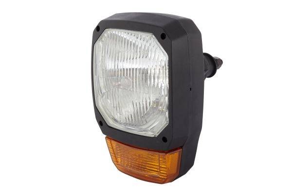 HELLA 1LA 328 450-101 Hauptscheinwerfer - 12V - Einbau - Lichtscheibenfarbe: gelb - Stecker: DEUTSCH