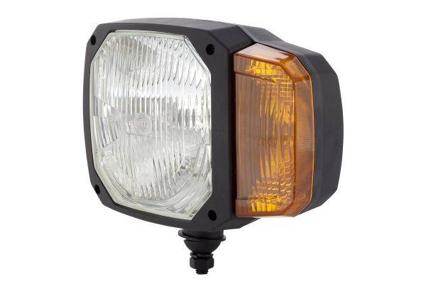 HELLA 1LA 328 450-311 Hauptscheinwerfer - 12V - Einbau - Lichtscheibenfarbe: gelb - Stecker: DEUTSCH