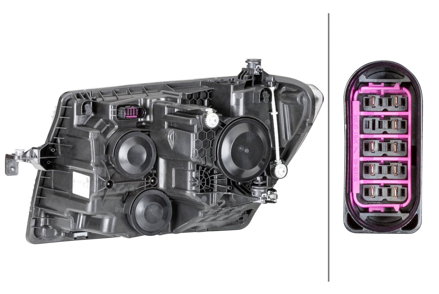 HELLA 1LB 012 830-041 FF-Hauptscheinwerfer - rechts - für u.a. VW Crafter Box (Sy_, Sx_)