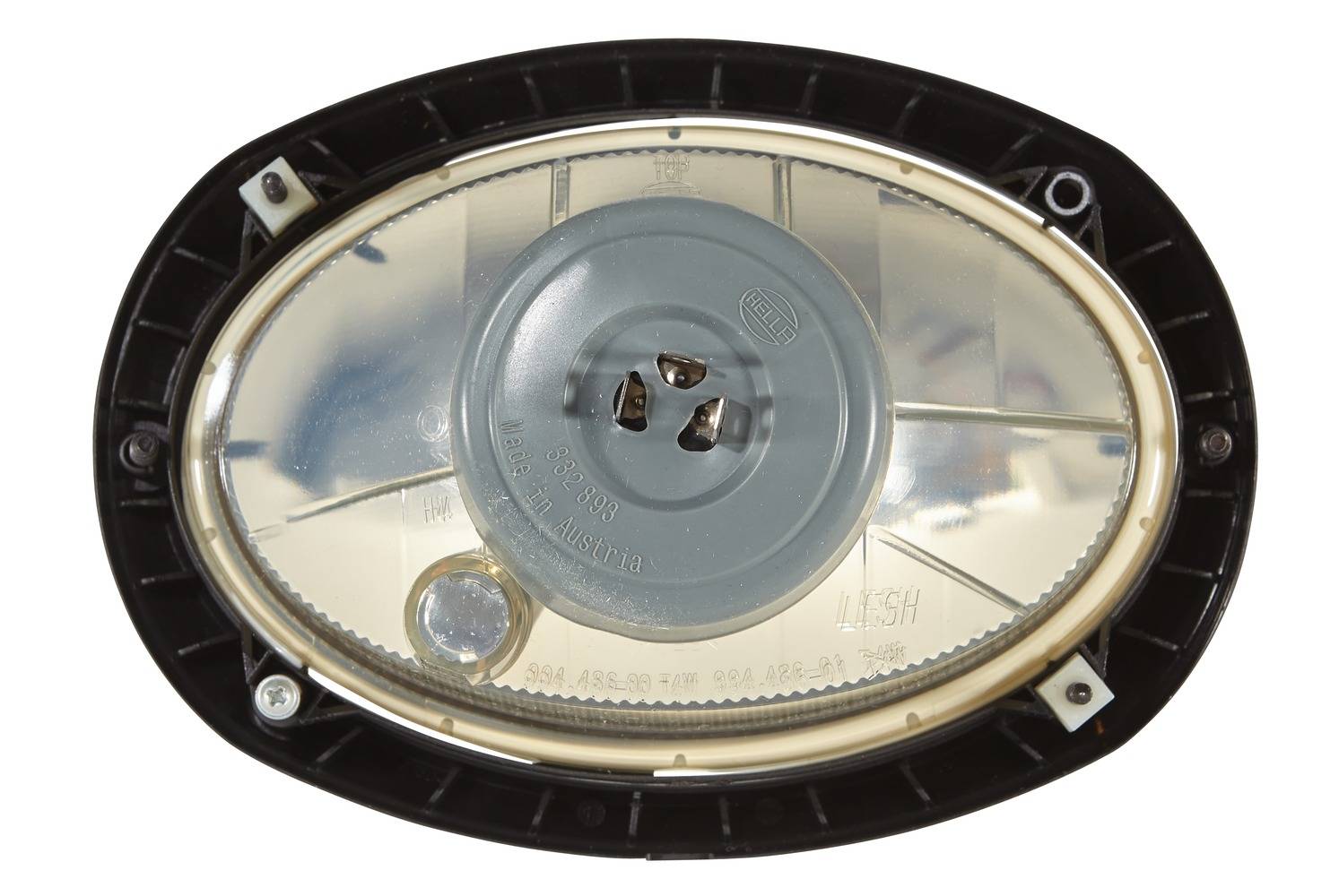 HELLA 1LB 996 157-201 Halogen-Hauptscheinwerfer - Oval 120 - 12V - Einbau - links/rechts