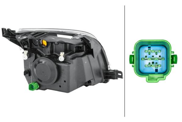 HELLA 1LD 247 026-271 Halogen-Hauptscheinwerfer - links - für u.a. Ford Fusion (Ju_)