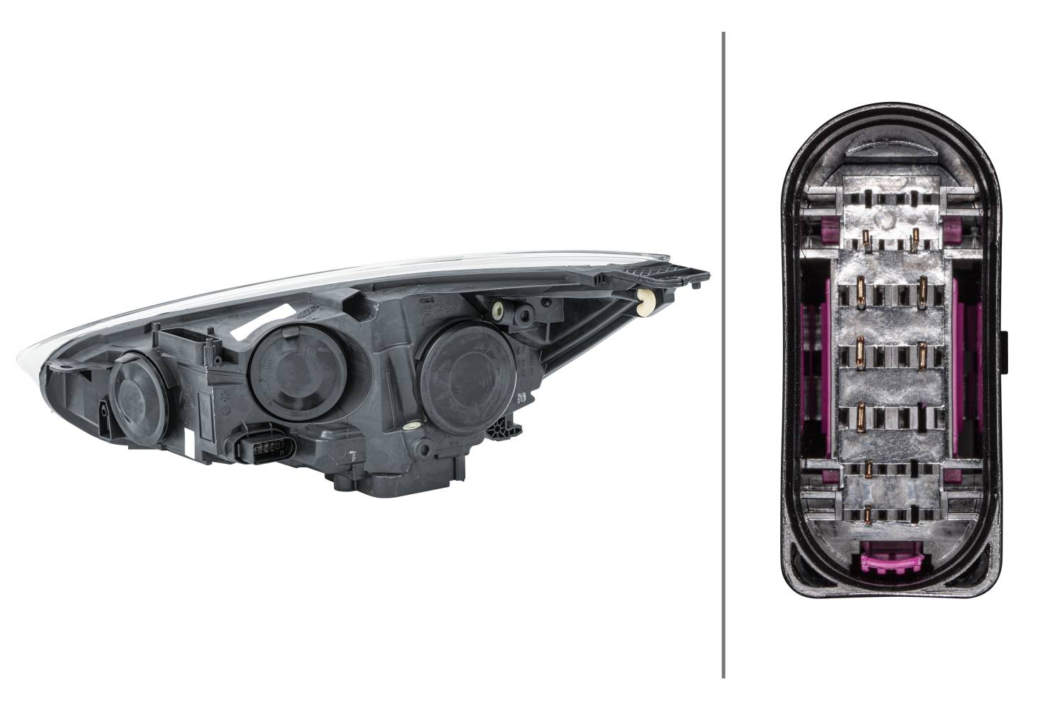HELLA 1LE 354 827-041 Glühlampe-Hauptscheinwerfer - rechts - für u.a. Ford Focus Iii
