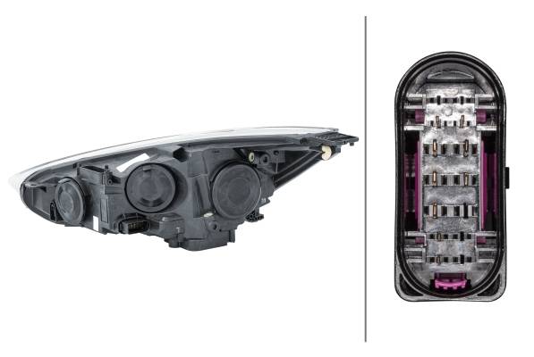 HELLA 1LE 354 827-041 Glühlampe-Hauptscheinwerfer - rechts - für u.a. Ford Focus Iii