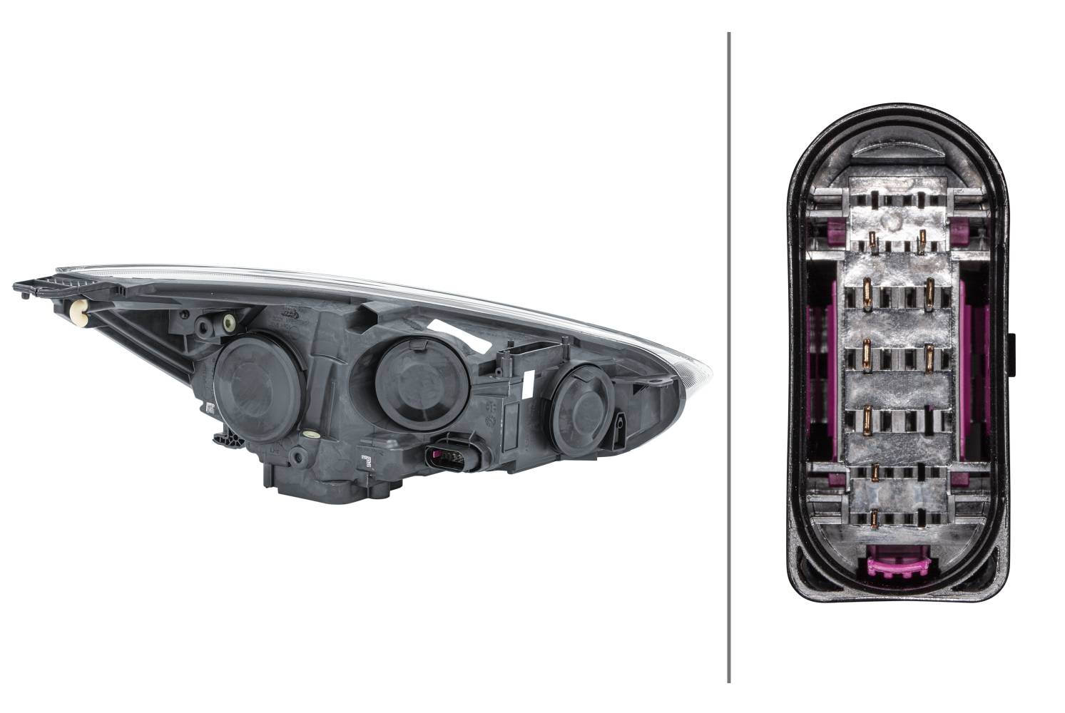 HELLA 1LE 354 827-091 Glühlampe-Hauptscheinwerfer - links - für u.a. Ford Focus Iii