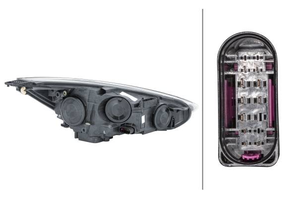 HELLA 1LE 354 827-131 Glühlampe-Hauptscheinwerfer - links - für u.a. Ford Focus Iii