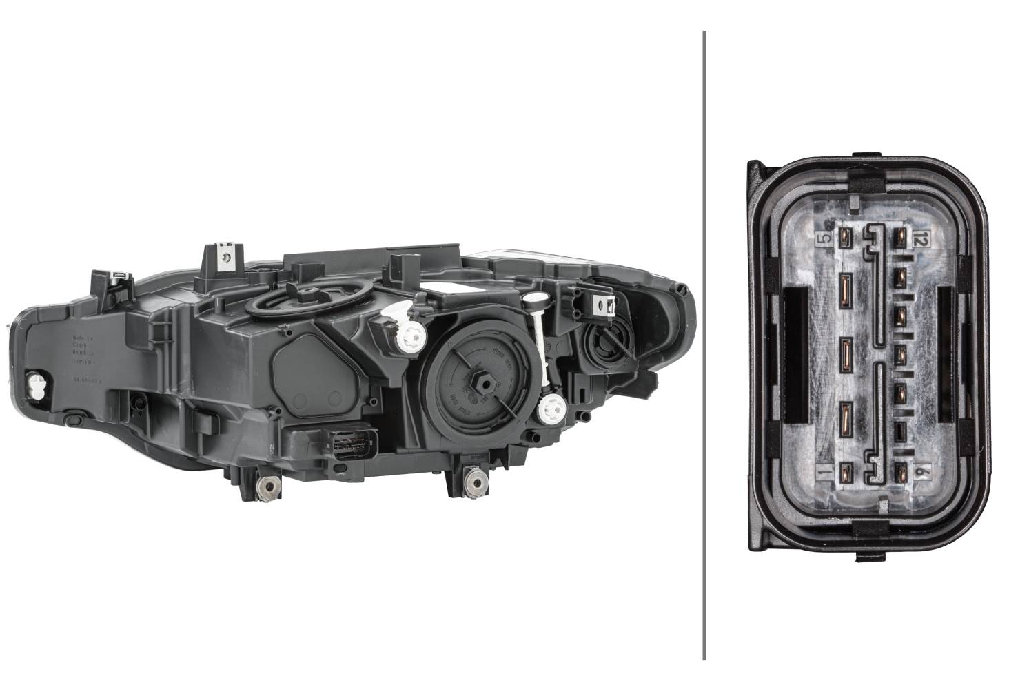 HELLA 1LG 012 101-941 FF/Halogen-Hauptscheinwerfer - rechts - für u.a. BMW 3 (F30, F80)