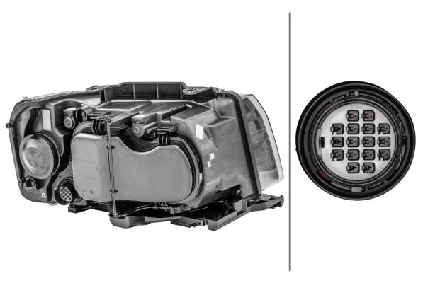 HELLA 1LJ 354 813-131 Halogen/LED-Hauptscheinwerfer - links - für u.a. Land Rover Freelander 2 (L359