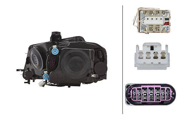 HELLA 1LL 009 648-421 Bi-Xenon/LED-Hauptscheinwerfer - rechts - für u.a. Audi A3 (8P1)
