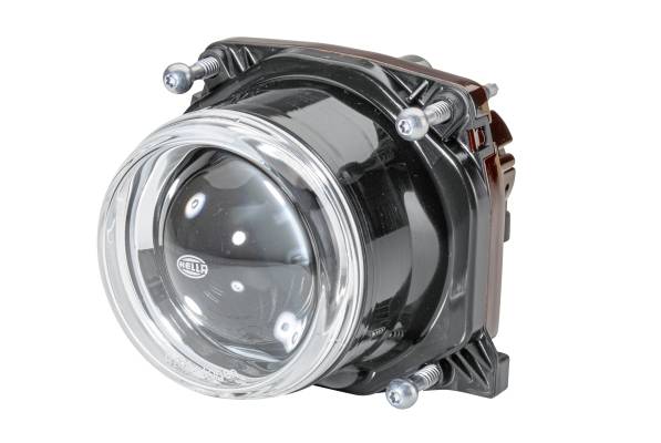 HELLA 1LL 009 998-011 DE/FF/Halogen-Hauptscheinwerfer - 90mm Performance - 12V - rund - Einbau - geh