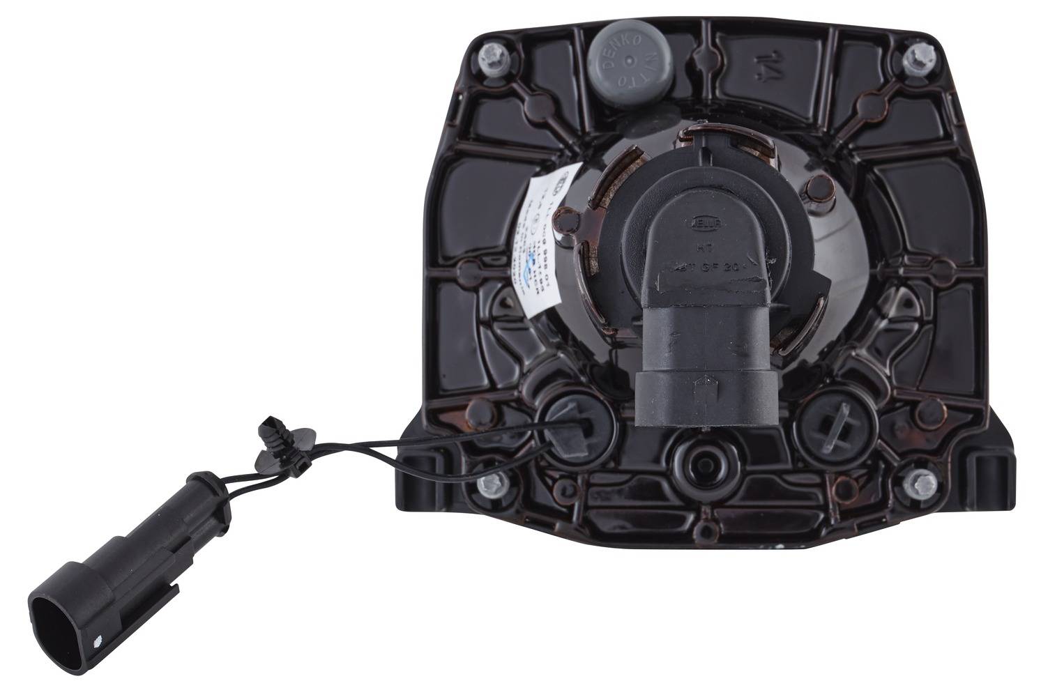 HELLA 1LL 009 998-011 DE/FF/Halogen-Hauptscheinwerfer - 90mm Performance - 12V - rund - Einbau - geh