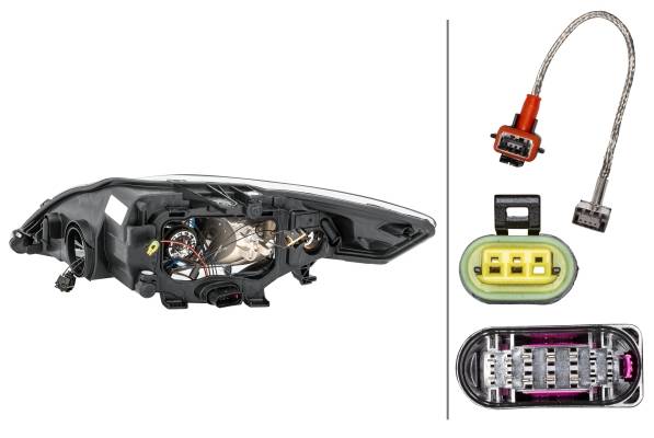 HELLA 1LL 010 541-121 Bi-Xenon-Hauptscheinwerfer - rechts - für u.a. Ford Mondeo IV Turnier (Ba7)