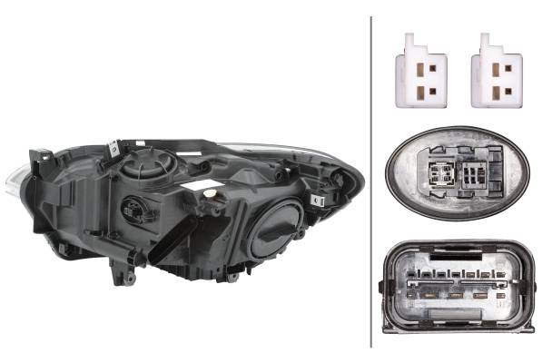 HELLA 1LL 010 741-581 Bi-Xenon/LED-Hauptscheinwerfer - rechts - für u.a. BMW 1 (F21)