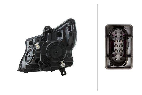 HELLA 1LL 011 284-901 FF/Halogen-Hauptscheinwerfer - rechts - für u.a. MB V-Class (W447)