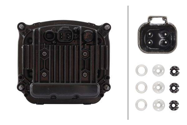 HELLA 1LL 012 758-111 DE/LED-Scheinwerfereinsatz, Hauptscheinwerfer - 90mm Performance Bi-LED L5570