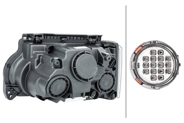 HELLA 1LL 238 036-421 Bi-Xenon-Hauptscheinwerfer - rechts - für u.a. Land Rover Range Rover III (L32