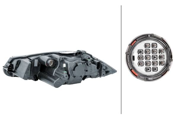 HELLA 1LL 354 815-101 Bi-Xenon/LED-Hauptscheinwerfer - rechts - für u.a. Jaguar Xf (X250)