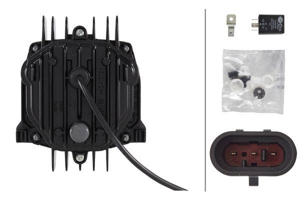 HELLA 1ML 010 820-831 DE/LED-Hauptscheinwerfer - 90mm Performance Bi-LED L70 - 24V - Einbau - links/