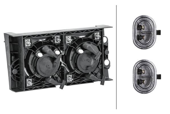 HELLA 1PE 965 410-121 Halogen-Fernscheinwerfer - 24V - rechts