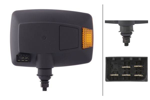 HELLA 1SA 996 120-021 Hauptscheinwerfer - 12V - Anbau - Stecker: AMP - rechts
