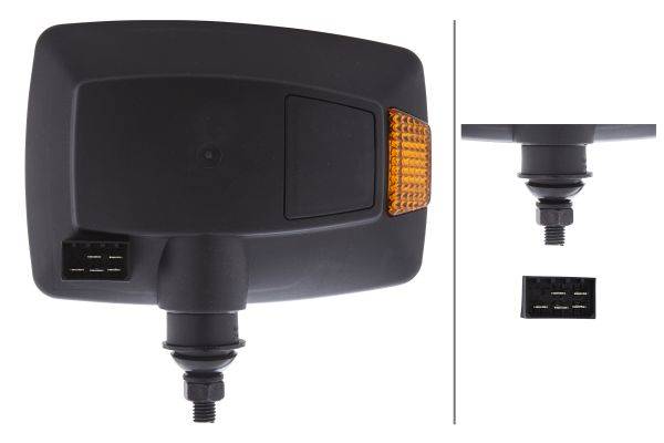 HELLA 1SA 996 120-041 Hauptscheinwerfer - 24V - Anbau - Stecker: AMP - rechts