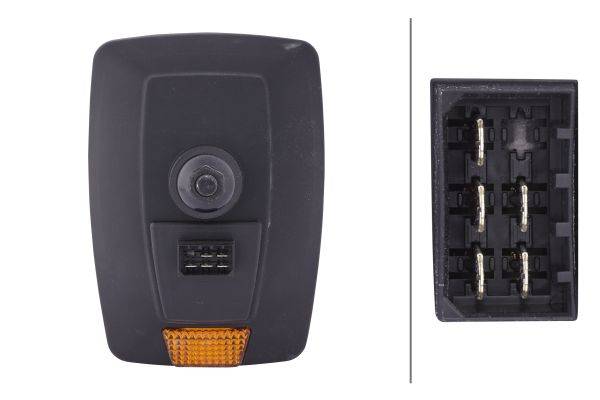 HELLA 1SA 996 120-471 Hauptscheinwerfer - 12V - Anbau - Stecker: AMP - links/rechts