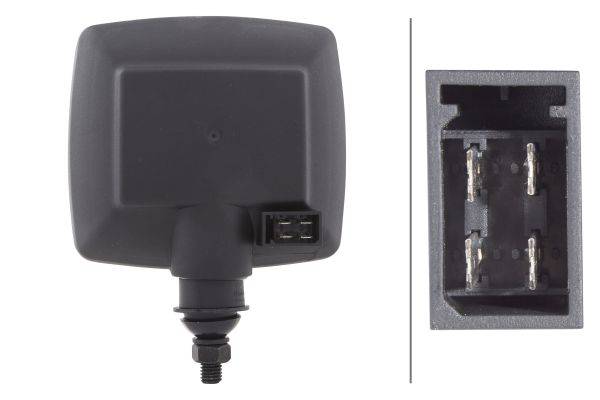 HELLA 1SA 996 120-851 Hauptscheinwerfer - 24V - Anbau - Stecker: AMP - 4-polig - links/rechts