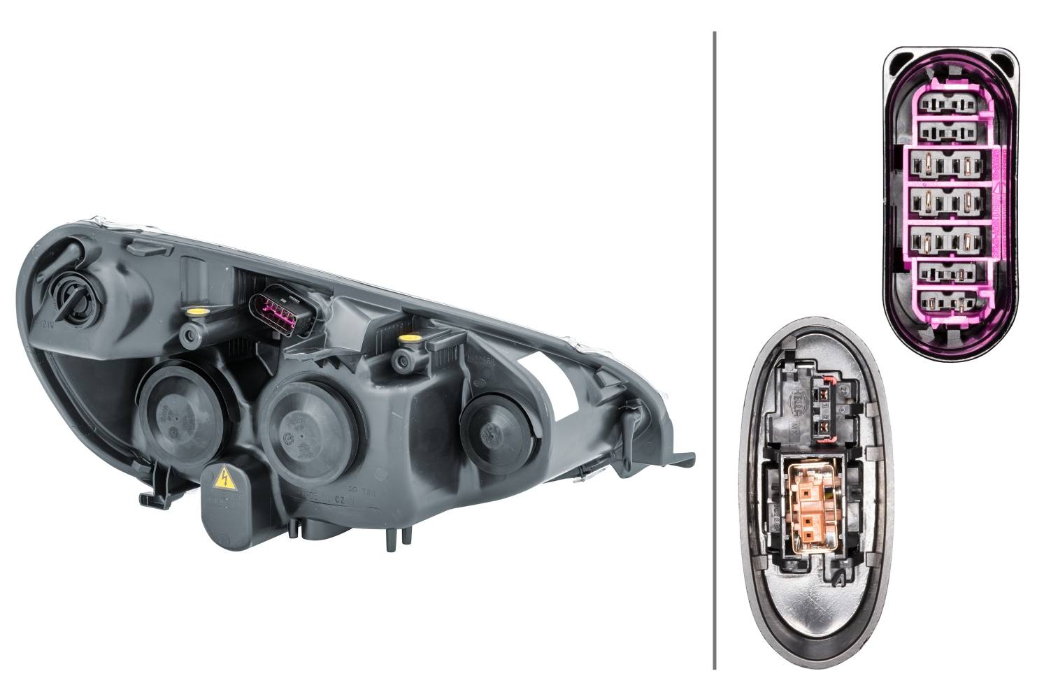 HELLA 1ZS 009 250-791 Bi-Xenon/Halogen-Hauptscheinwerfer - links - für u.a. Ford S-Max (Wa6)