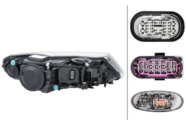 HELLA 1ZS 009 452-131 Bi-Xenon-Hauptscheinwerfer - links - für u.a. VW Touareg (7La, 7L6, 7L7)