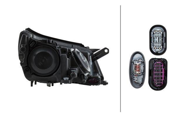 HELLA 1ZS 009 549-211 Bi-Xenon-Hauptscheinwerfer - links - für u.a. VW (SVW) Tiguan (591, 592)