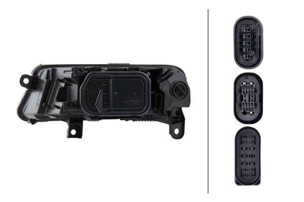 HELLA 1ZS 009 701-121 Bi-Xenon-Hauptscheinwerfer - rechts - für u.a. Audi (Faw) A6L (C6, 4Z8)