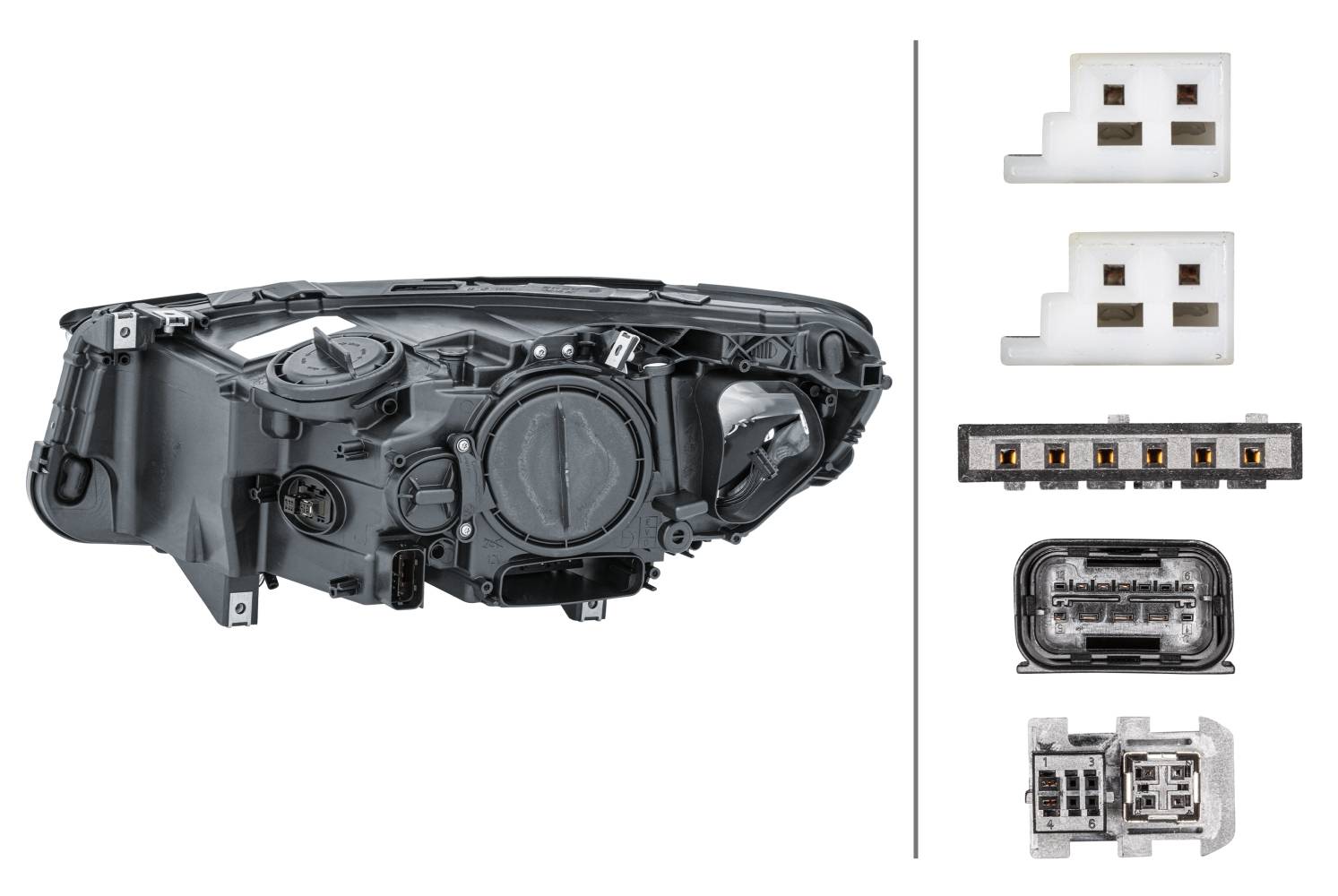 HELLA 1ZS 010 130-621 Bi-Xenon/Halogen-Hauptscheinwerfer - rechts - für u.a. BMW 5 Gran Turismo (F07