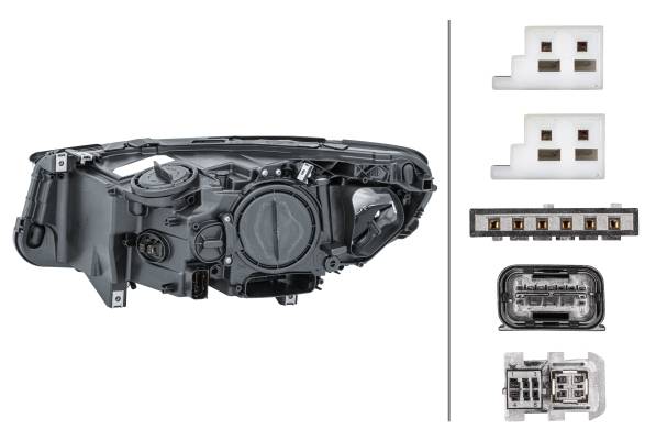 HELLA 1ZS 010 130-621 Bi-Xenon/Halogen-Hauptscheinwerfer - rechts - für u.a. BMW 5 Gran Turismo (F07