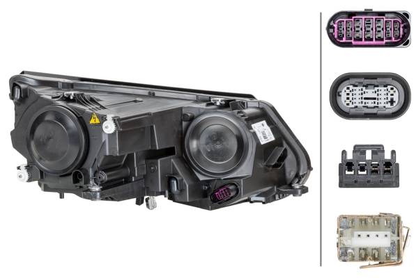 HELLA 1ZS 010 748-311 Bi-Xenon-Hauptscheinwerfer - links - für u.a. VW (SVW) Tiguan (591, 592)