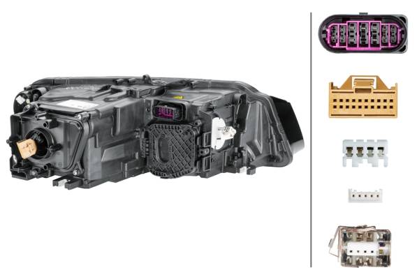 HELLA 1ZS 011 495-411 Bi-Xenon/LED-Hauptscheinwerfer - links - für u.a. Audi A8 (4H2, 4H8, 4Hc, 4Hl)