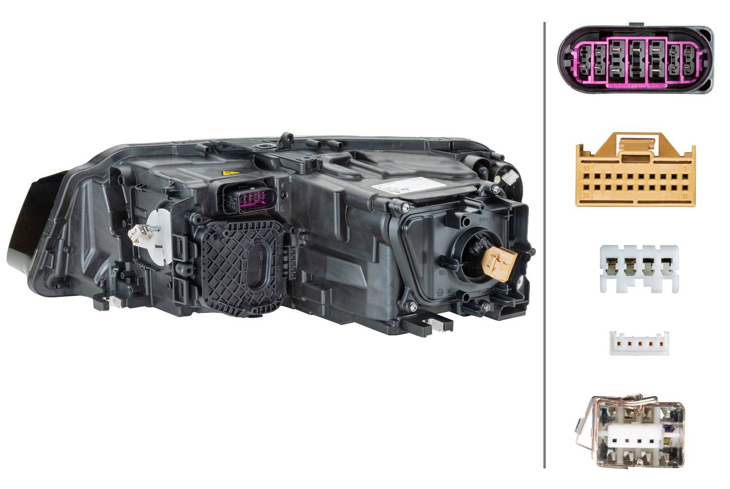 HELLA 1ZS 011 495-421 Bi-Xenon/LED-Hauptscheinwerfer - rechts - für u.a. Audi A8 (4H2, 4H8, 4Hc, 4Hl