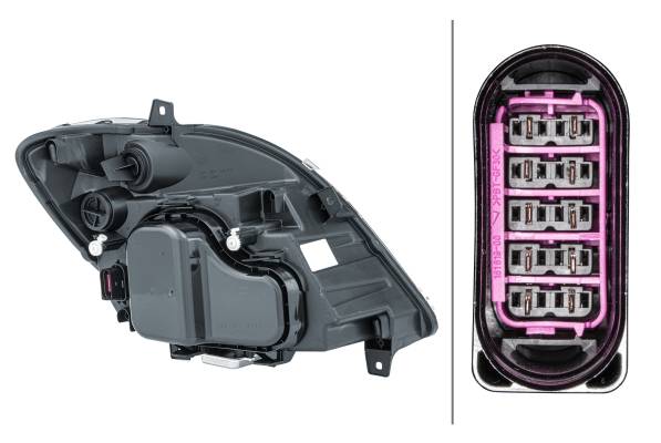 HELLA 1ZS 247 012-211 Bi-Xenon-Hauptscheinwerfer - links - für u.a. MB Sprinter 3,5-T Box (906)