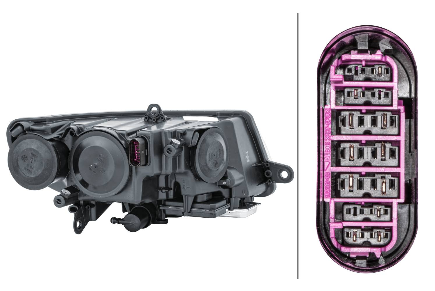 HELLA 1ZS 247 047-331 Bi-Xenon/FF/Halogen-Hauptscheinwerfer - links - für u.a. Skoda (Svw) Superb (3