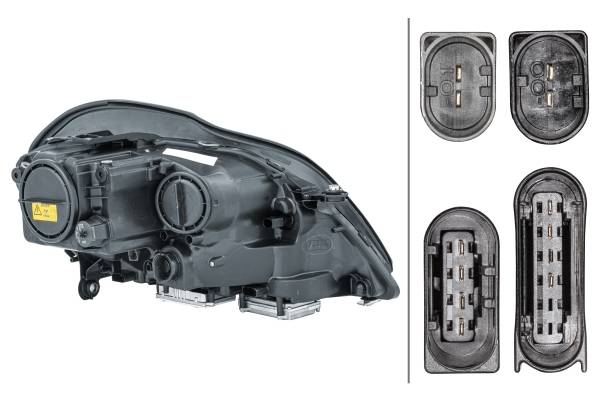 HELLA 1ZS 263 400-311 Bi-Xenon/FF/Halogen-Hauptscheinwerfer - links - für u.a. MB Gl-Class (X164)