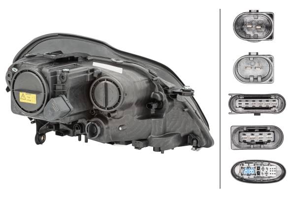 HELLA 1ZS 263 400-411 Bi-Xenon/DE/FF/Halogen-Hauptscheinwerfer - links - für u.a. MB Gl-Class (X164)